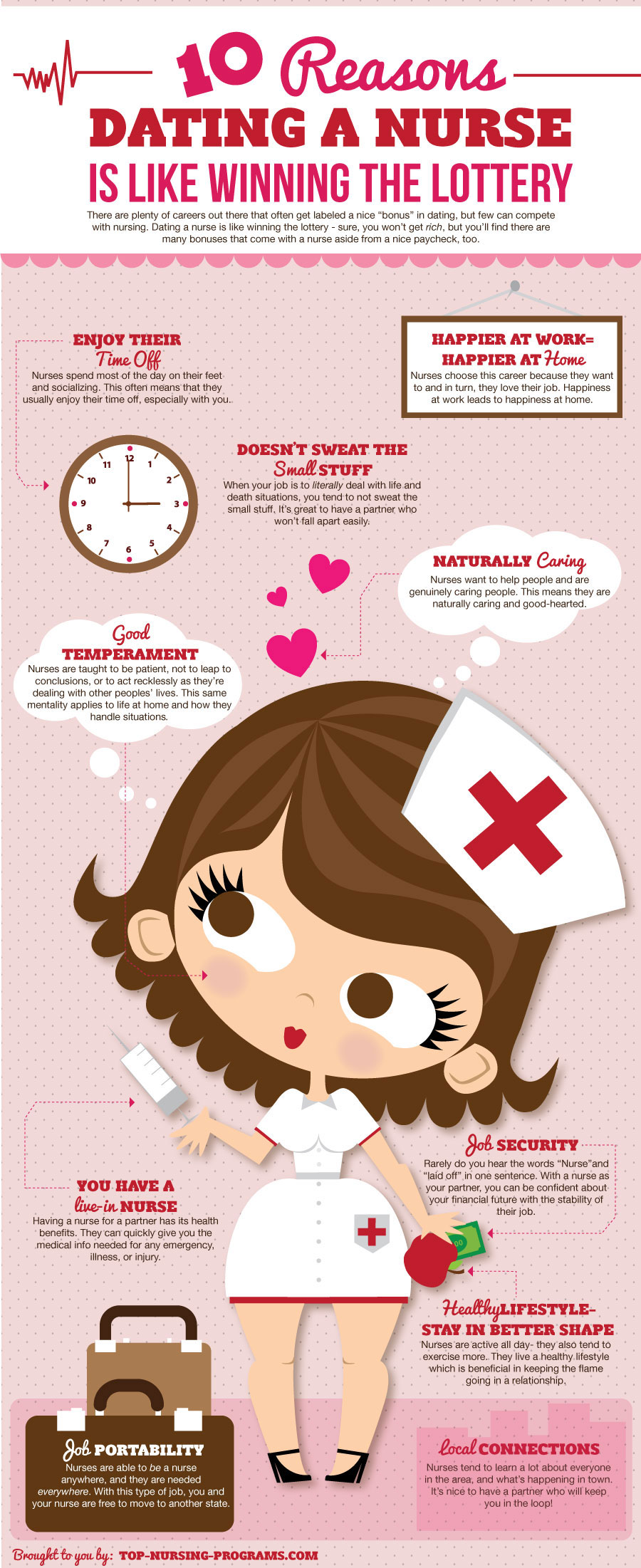 Top 10 Reasons You Should Be Dating A Nurse [infographic] Ace Nursing School